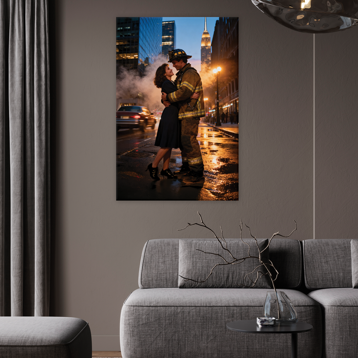 Love Between Lights - Canvas print
