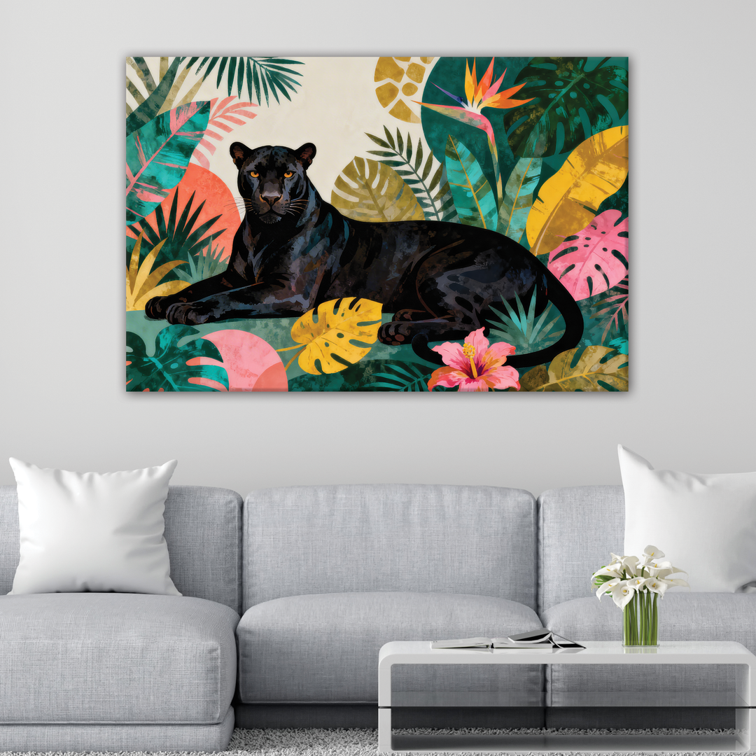 Shadow Of The Jungle - Canvas print