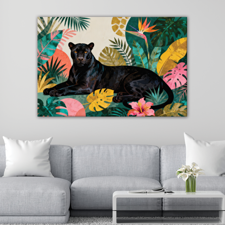 Shadow Of The Jungle - Canvas print