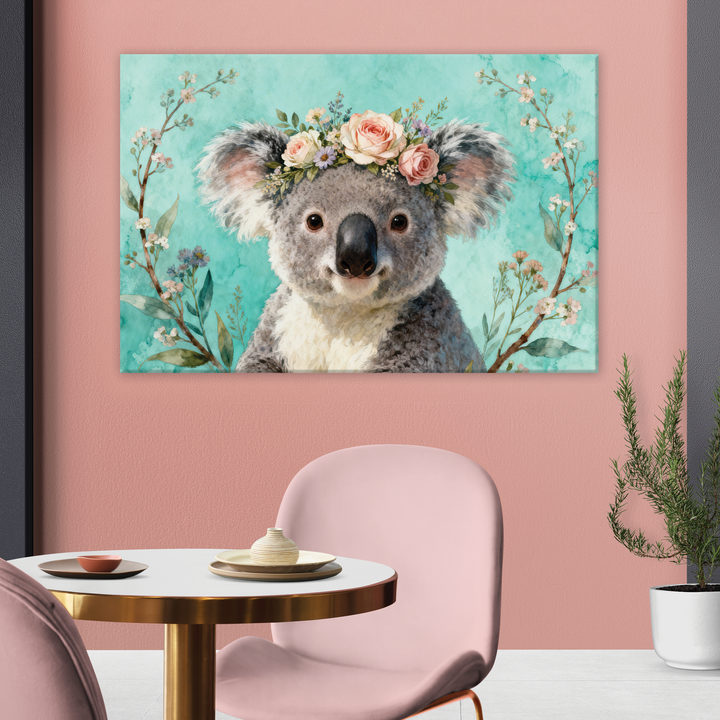 Floral Hug - Canvas print