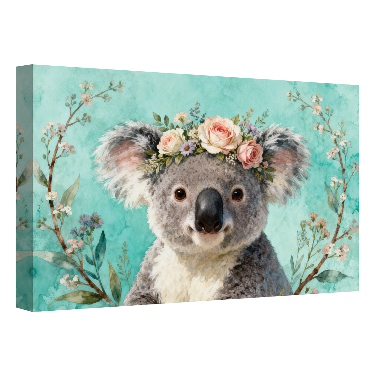 Floral Hug - Canvas print