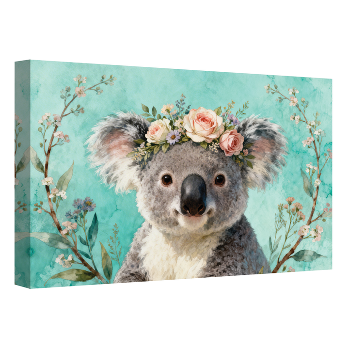 Floral Hug - Canvas print