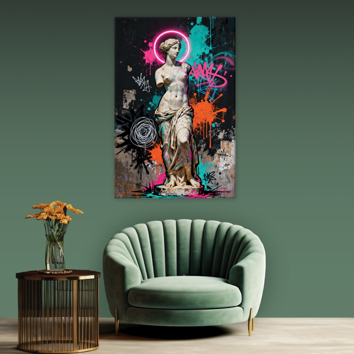 Chaos into Beauty - Canvas print