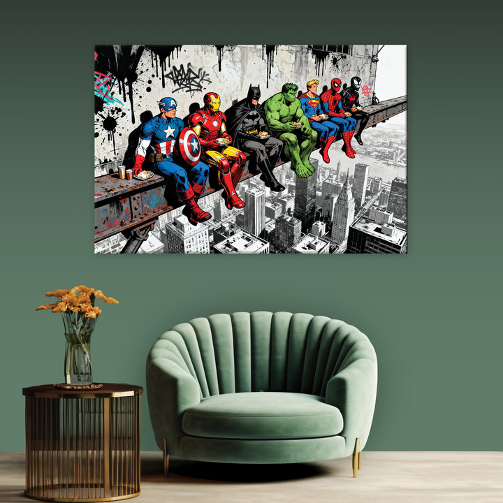 Heroes Assemble - Canvas print
