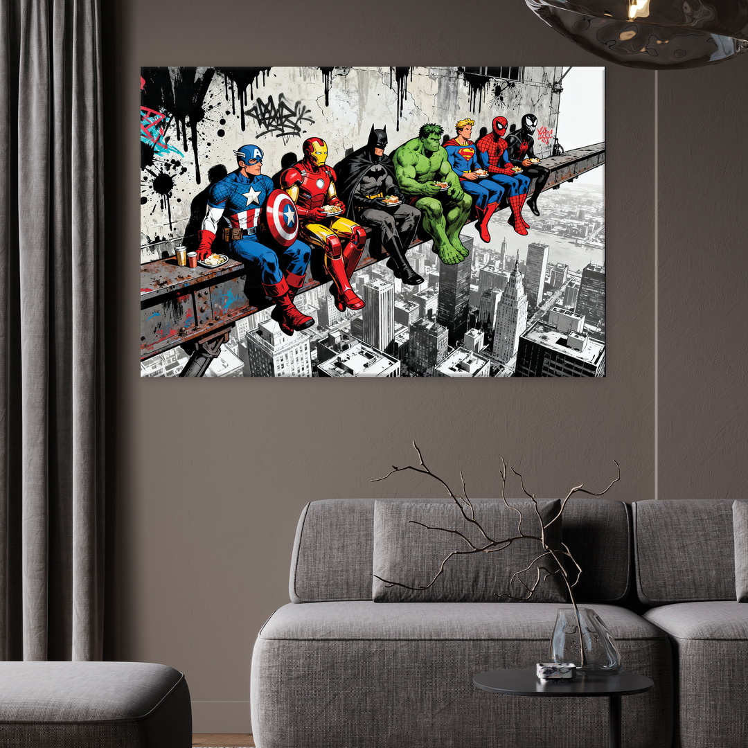 Heroes Assemble - Canvas print