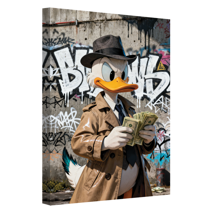 Silent Hustler - Canvas print