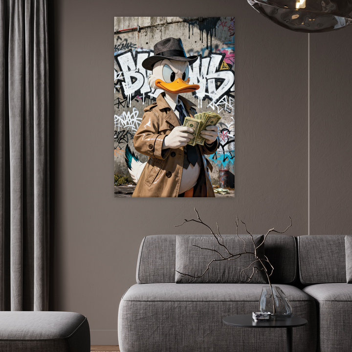 Silent Hustler - Canvas print