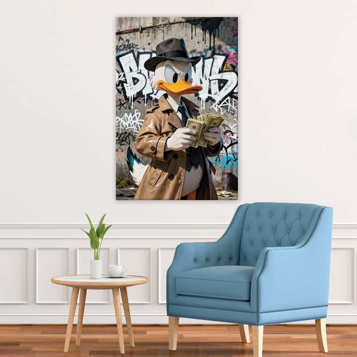 Silent Hustler - Canvas print