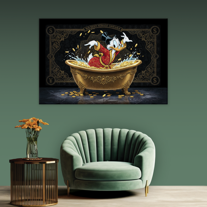 Dipped in Gold - Canvas print