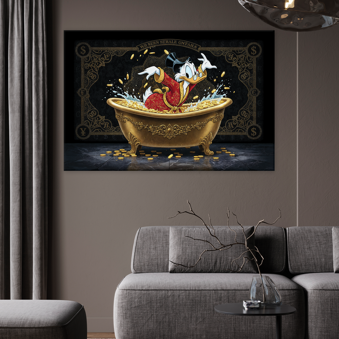 Dipped in Gold - Canvas print
