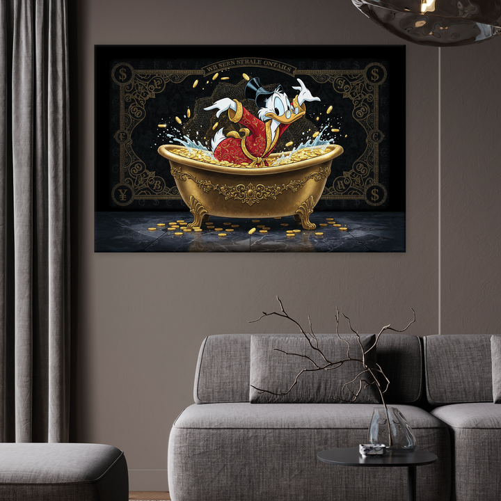 Dipped in Gold - Canvas print