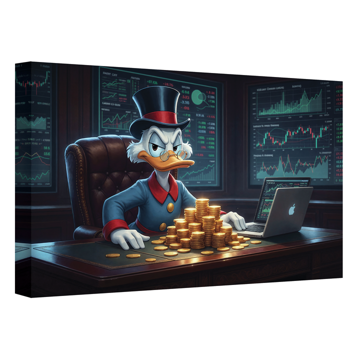 The Money Code - Canvas print