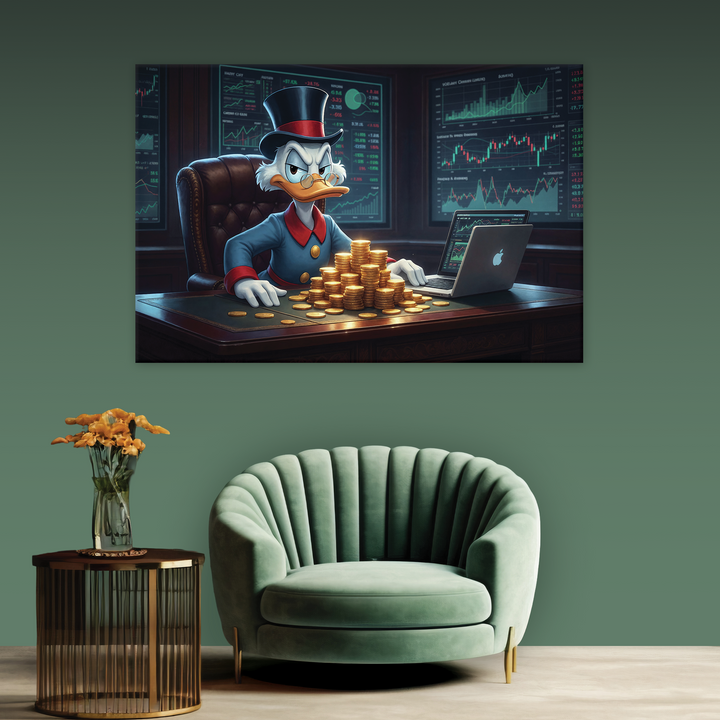 The Money Code - Canvas print