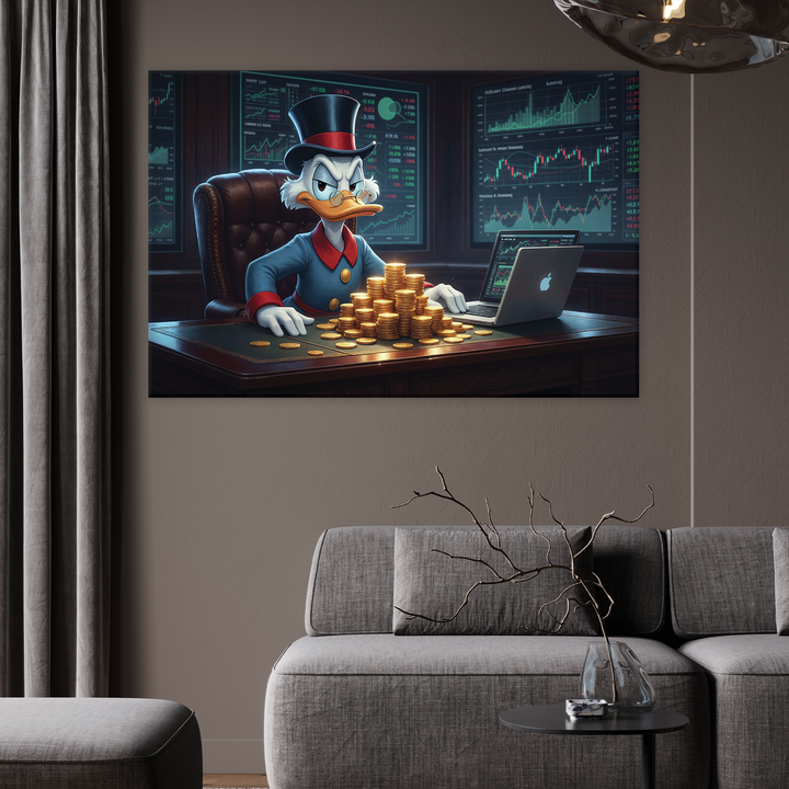 The Money Code - Canvas print