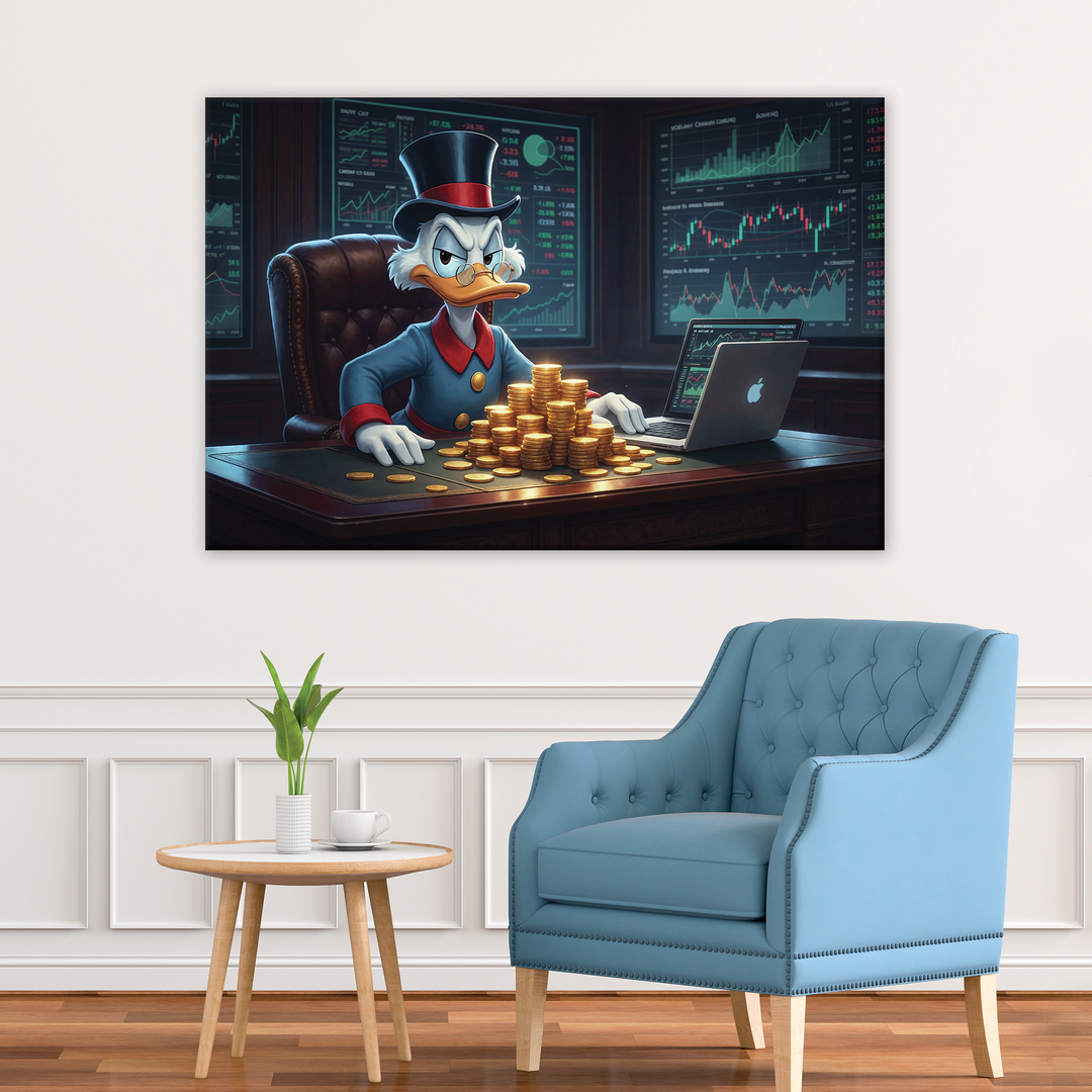 The Money Code - Canvas print