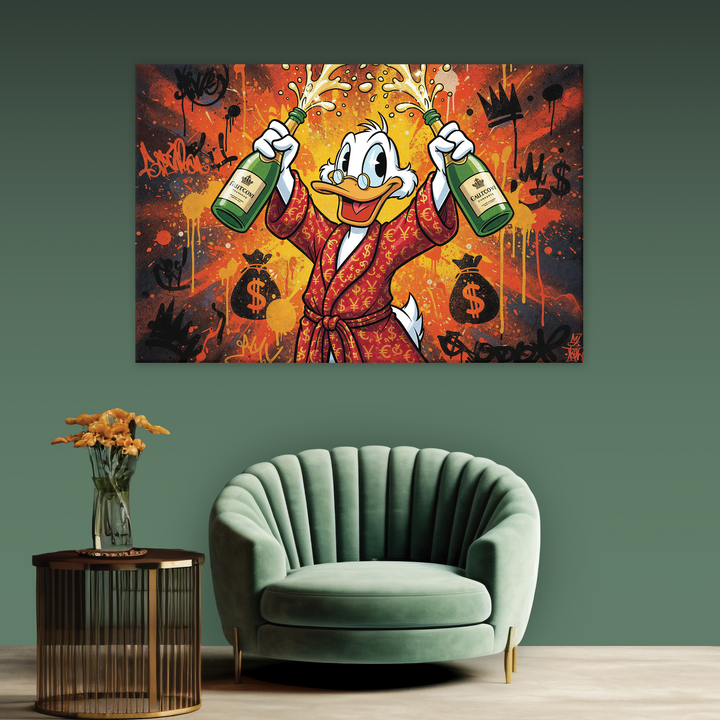 Pop the Wealth - Canvas print