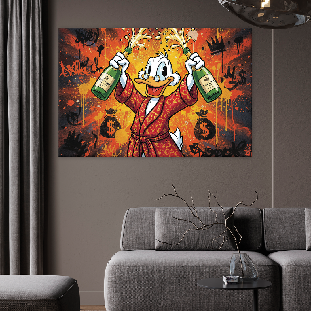 Pop the Wealth - Canvas print