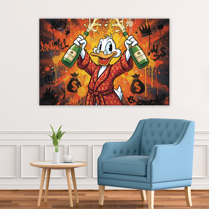 Pop the Wealth - Canvas print