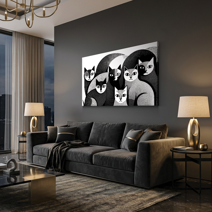 Black And White Cats