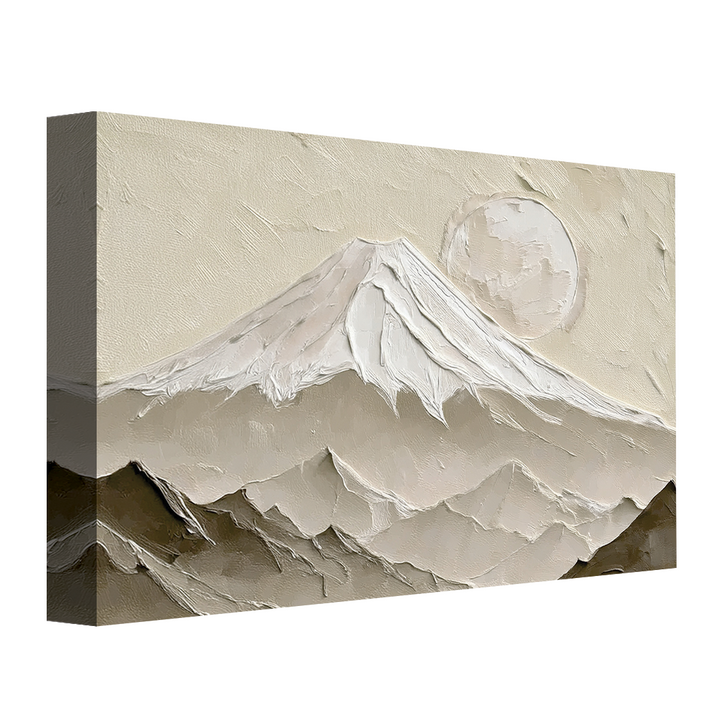Moon Behind Fuji