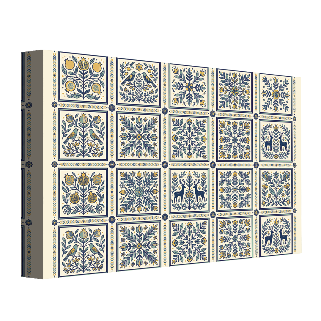 Blue And Beige Terracotta