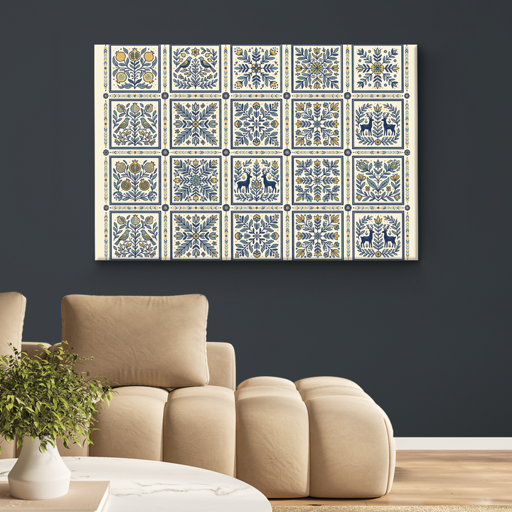 Blue And Beige Terracotta