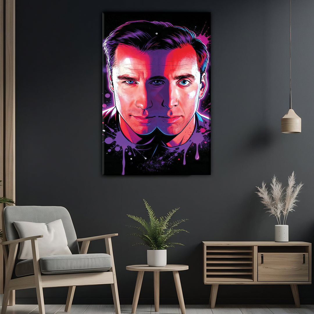 FaceOff (1997) — John Travolta - Nicolas Cage - POPART Canvas