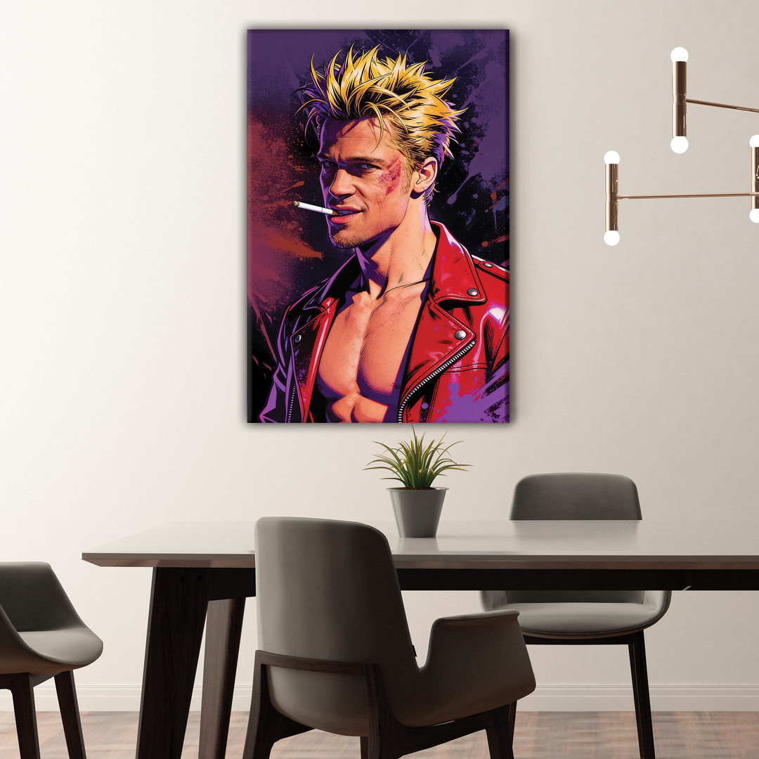 Fight Club (1999) — Brad Pitt - POPART Canvas