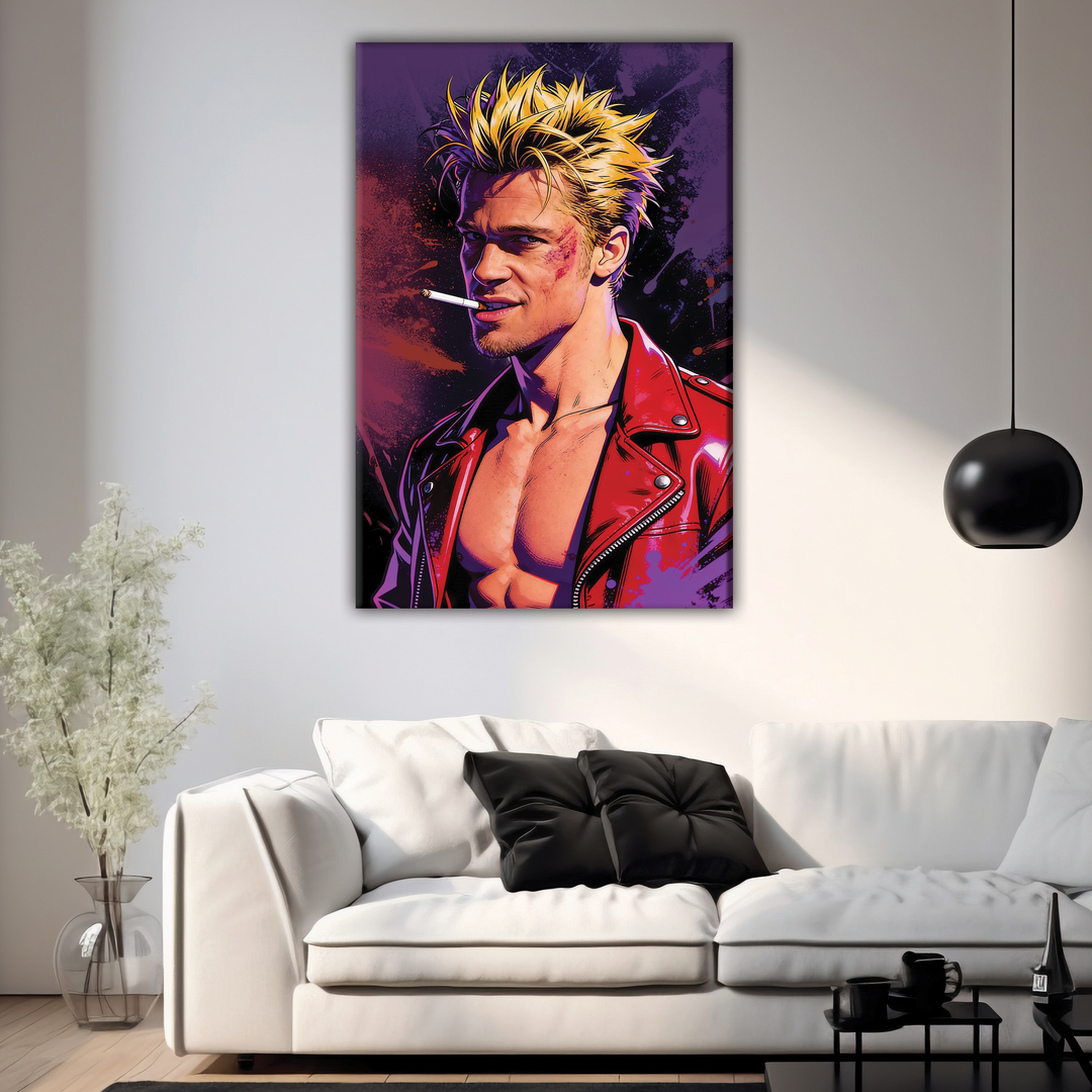 Fight Club (1999) — Brad Pitt - POPART Canvas