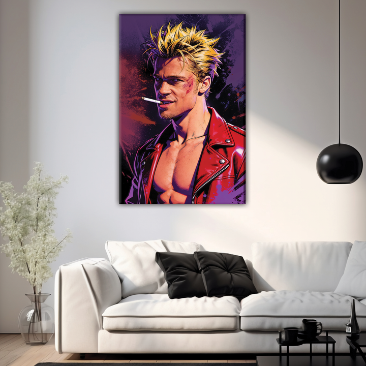 Fight Club (1999) — Brad Pitt - POPART Canvas