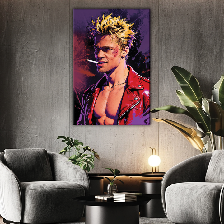 Fight Club (1999) — Brad Pitt - POPART Canvas