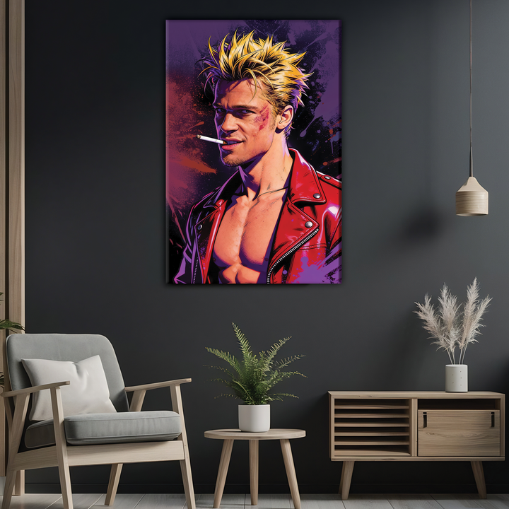 Fight Club (1999) — Brad Pitt - POPART Canvas