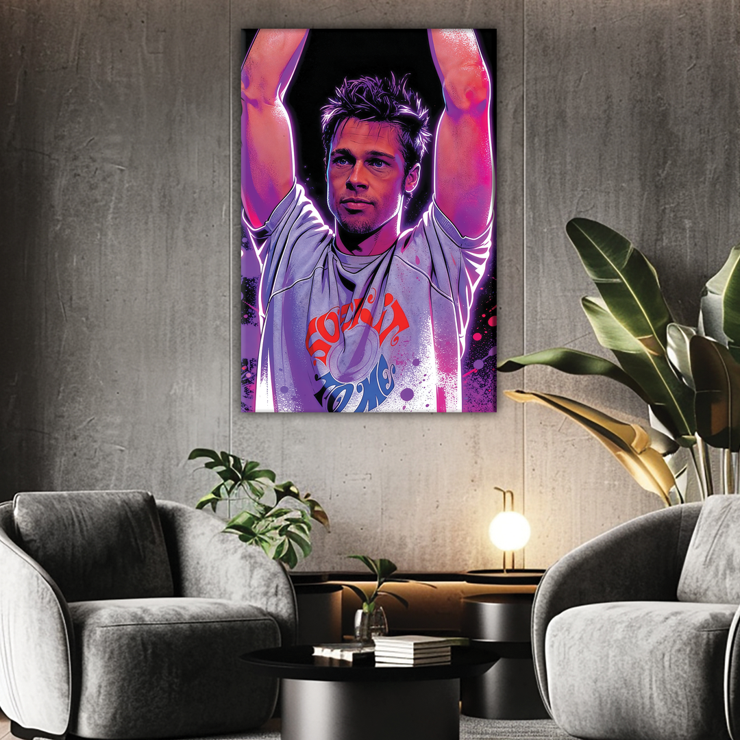 Fight Club (1999) — Brad Pitt - POPART Canvas