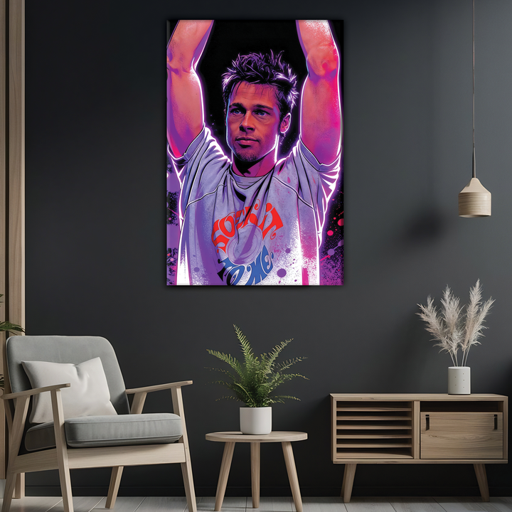 Fight Club (1999) — Brad Pitt - POPART Canvas
