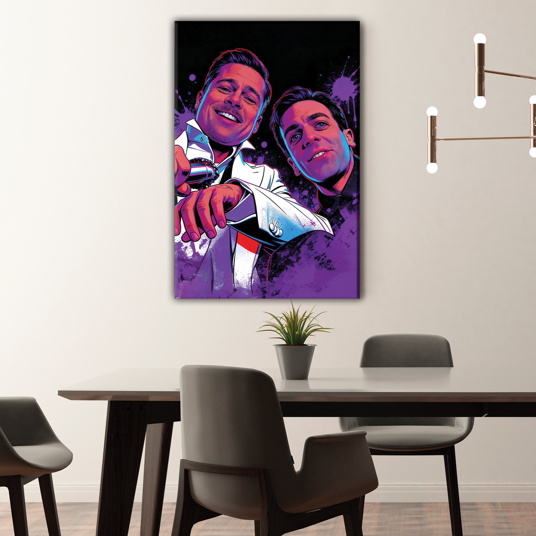 Inglourious Basterds (2009) — Eli Roth - Brad Pitt - POPART Canvas