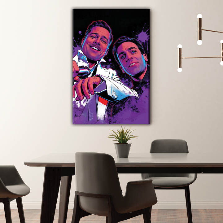 Inglourious Basterds (2009) — Eli Roth - Brad Pitt - POPART Canvas