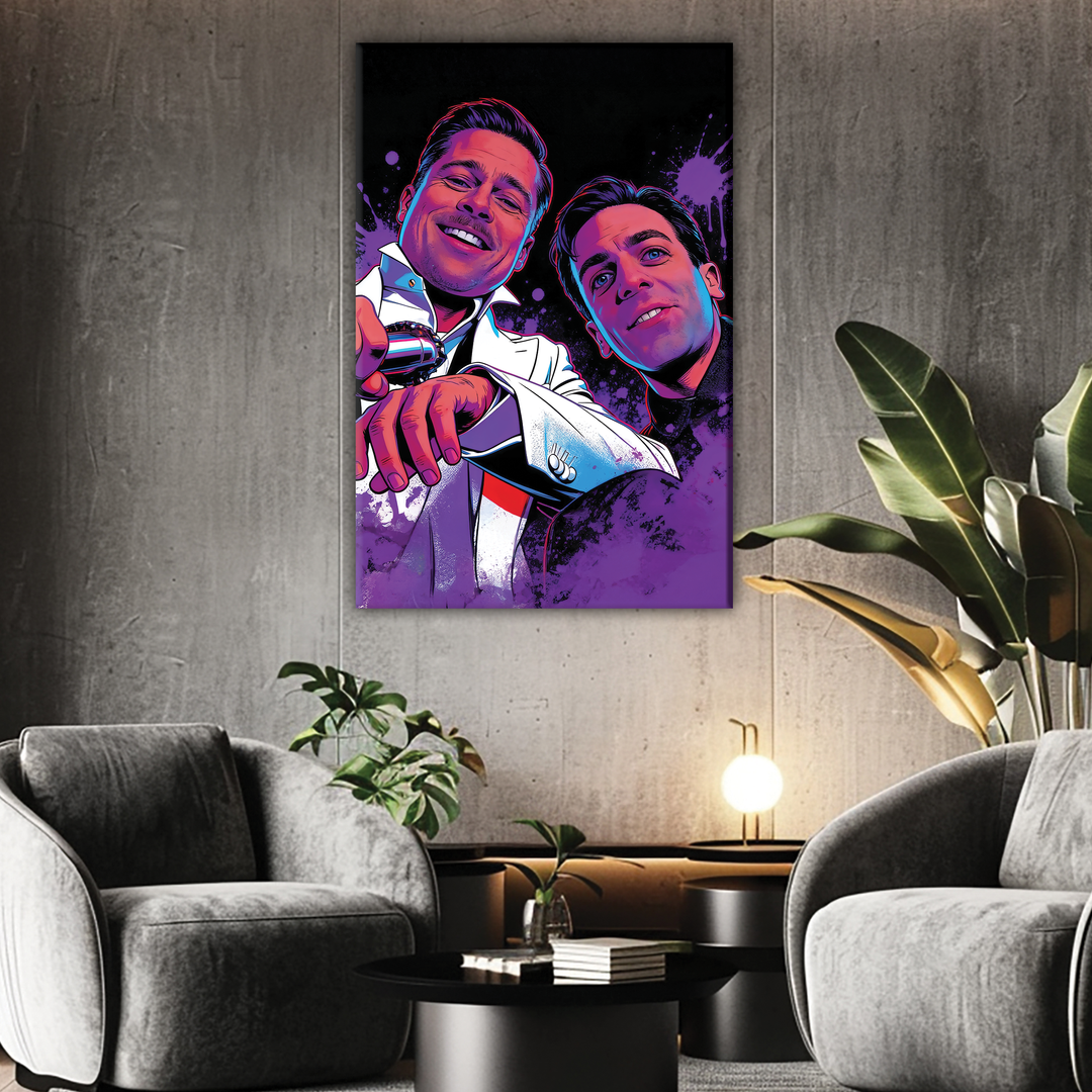 Inglourious Basterds (2009) — Eli Roth - Brad Pitt - POPART Canvas