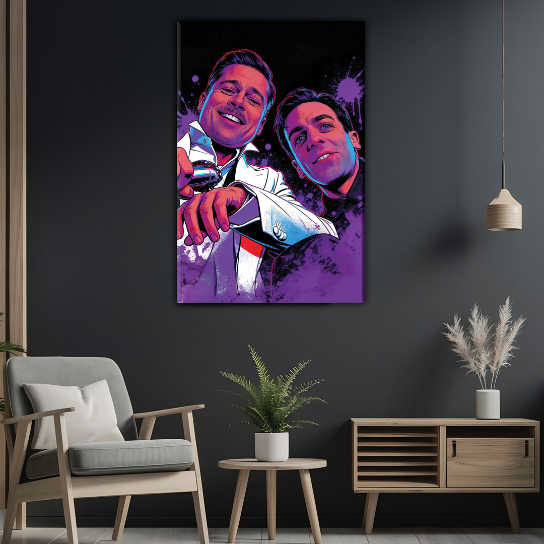 Inglourious Basterds (2009) — Eli Roth - Brad Pitt - POPART Canvas