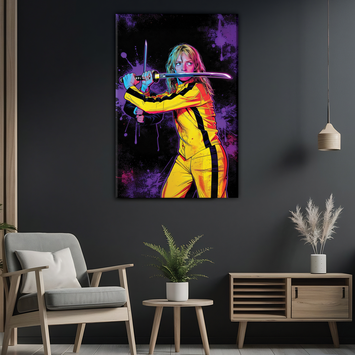 Kill Bill Vol 1 (2003) — Uma Thurman - POPART Canvas