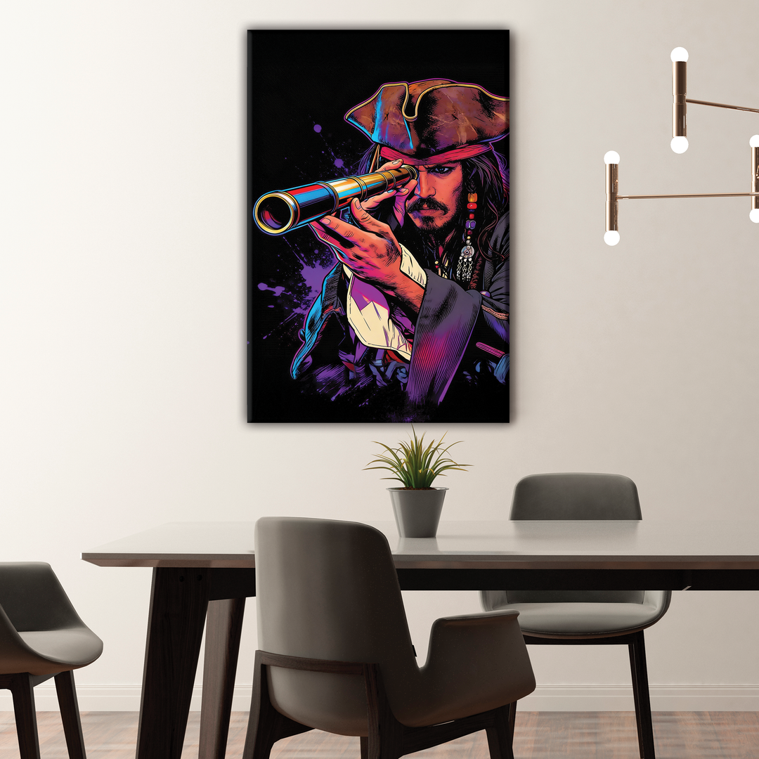 Pirates of the Caribbean - The Curse of the Black Pearl (2003) — Johnny Depp - POPART Canvas