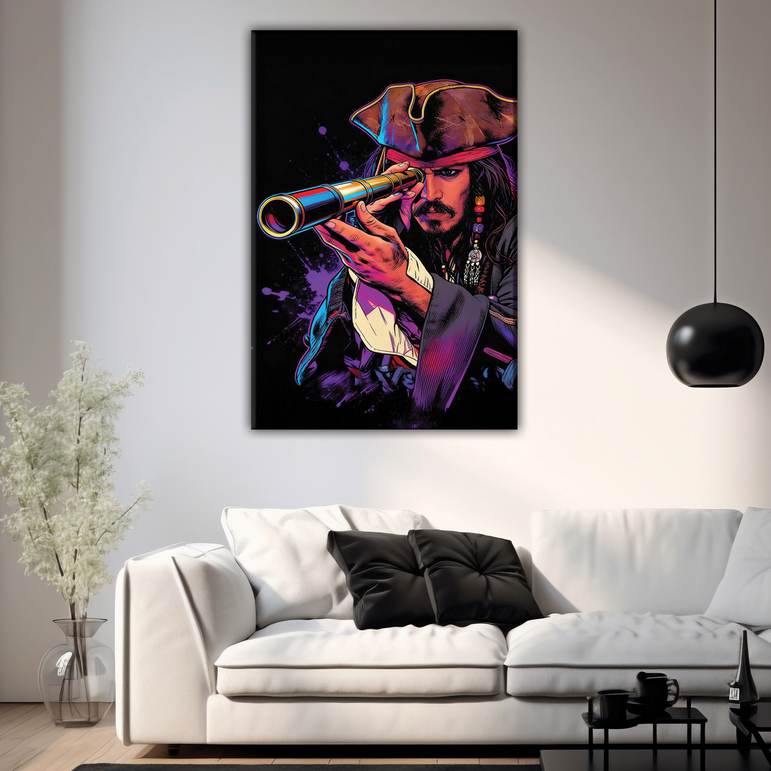 Pirates of the Caribbean - The Curse of the Black Pearl (2003) — Johnny Depp - POPART Canvas