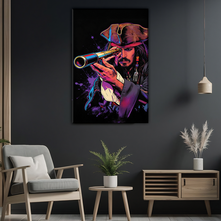 Pirates of the Caribbean - The Curse of the Black Pearl (2003) — Johnny Depp - POPART Canvas