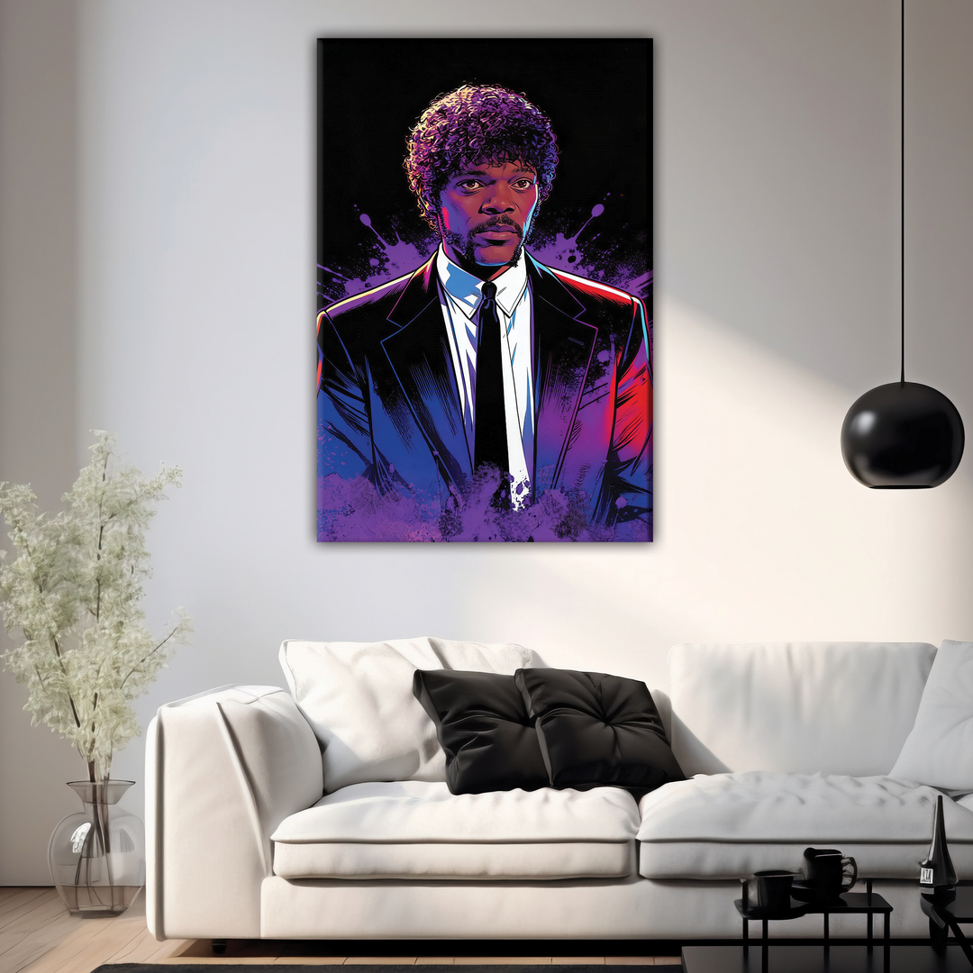 Pulp Fiction (1994) — Samuel L. Jackson - POPART Canvas
