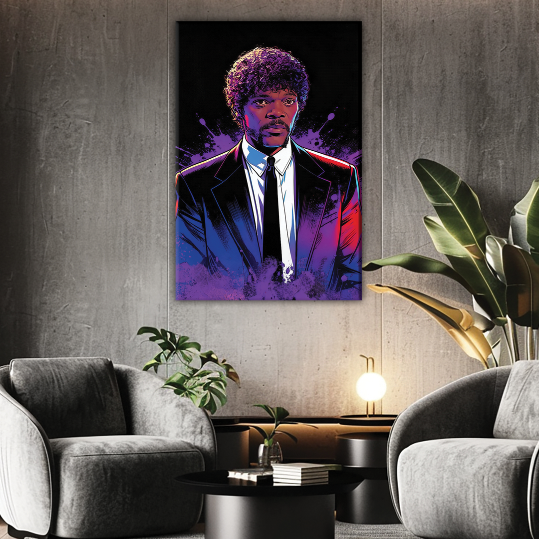 Pulp Fiction (1994) — Samuel L. Jackson - POPART Canvas