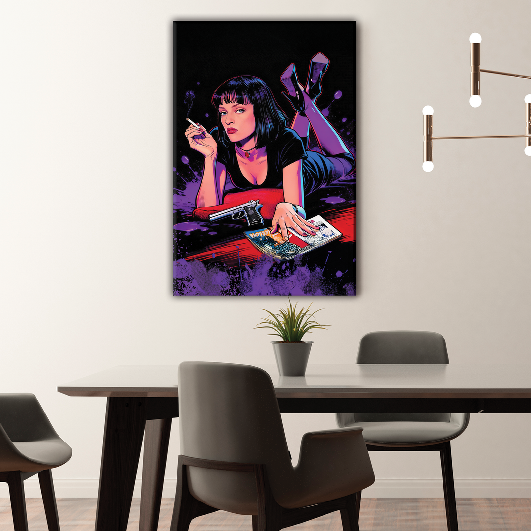 Pulp Fiction (1994) — Uma Thurman - POPART Canvas