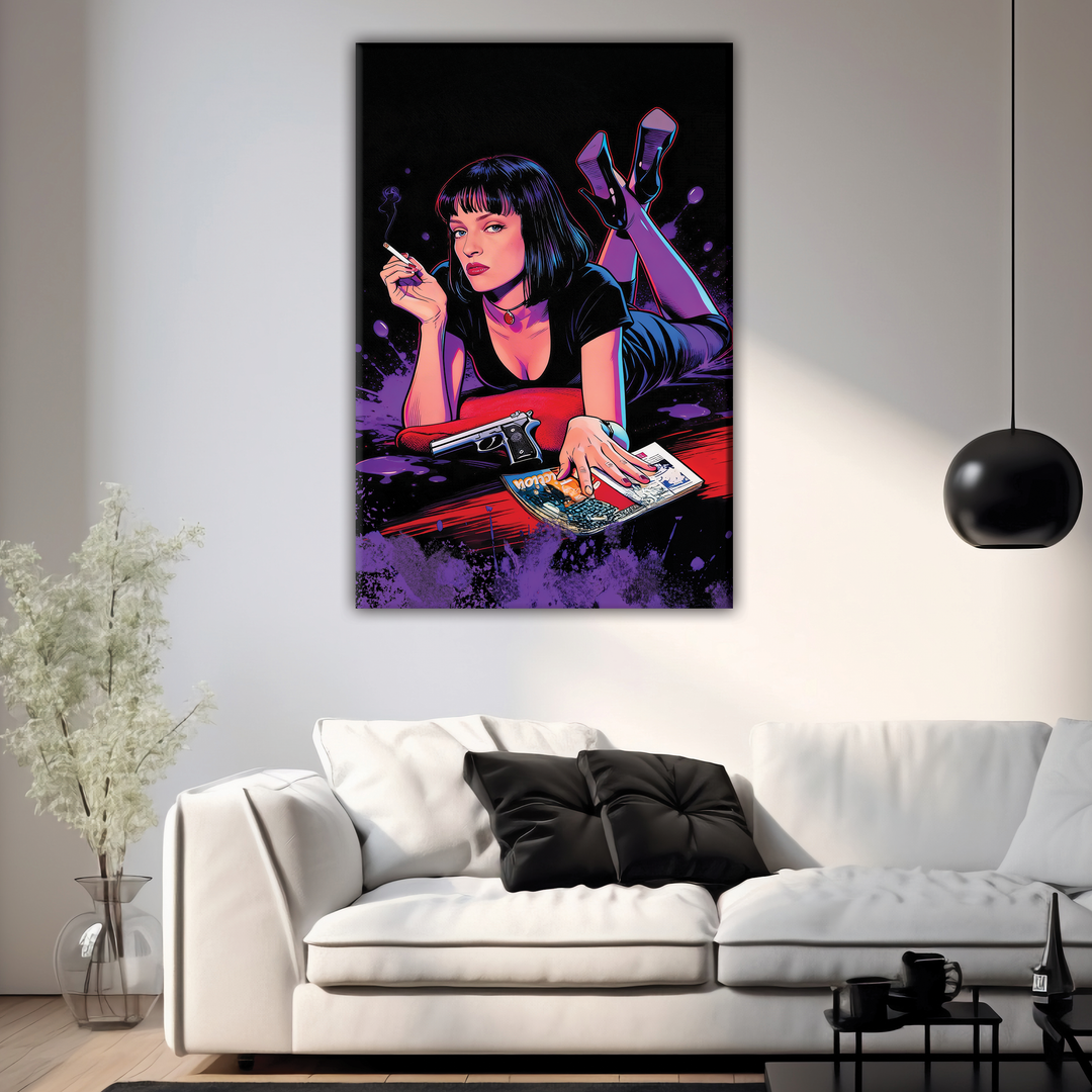 Pulp Fiction (1994) — Uma Thurman - POPART Canvas