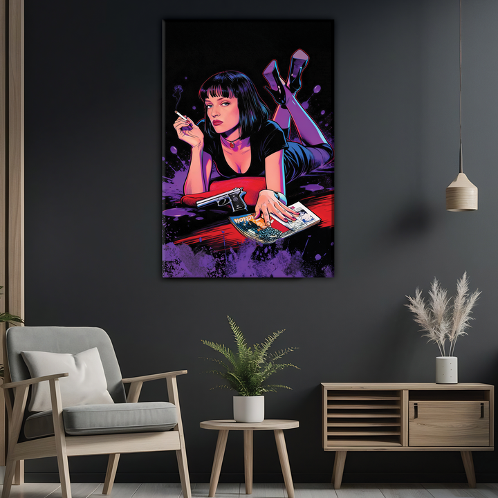 Pulp Fiction (1994) — Uma Thurman - POPART Canvas
