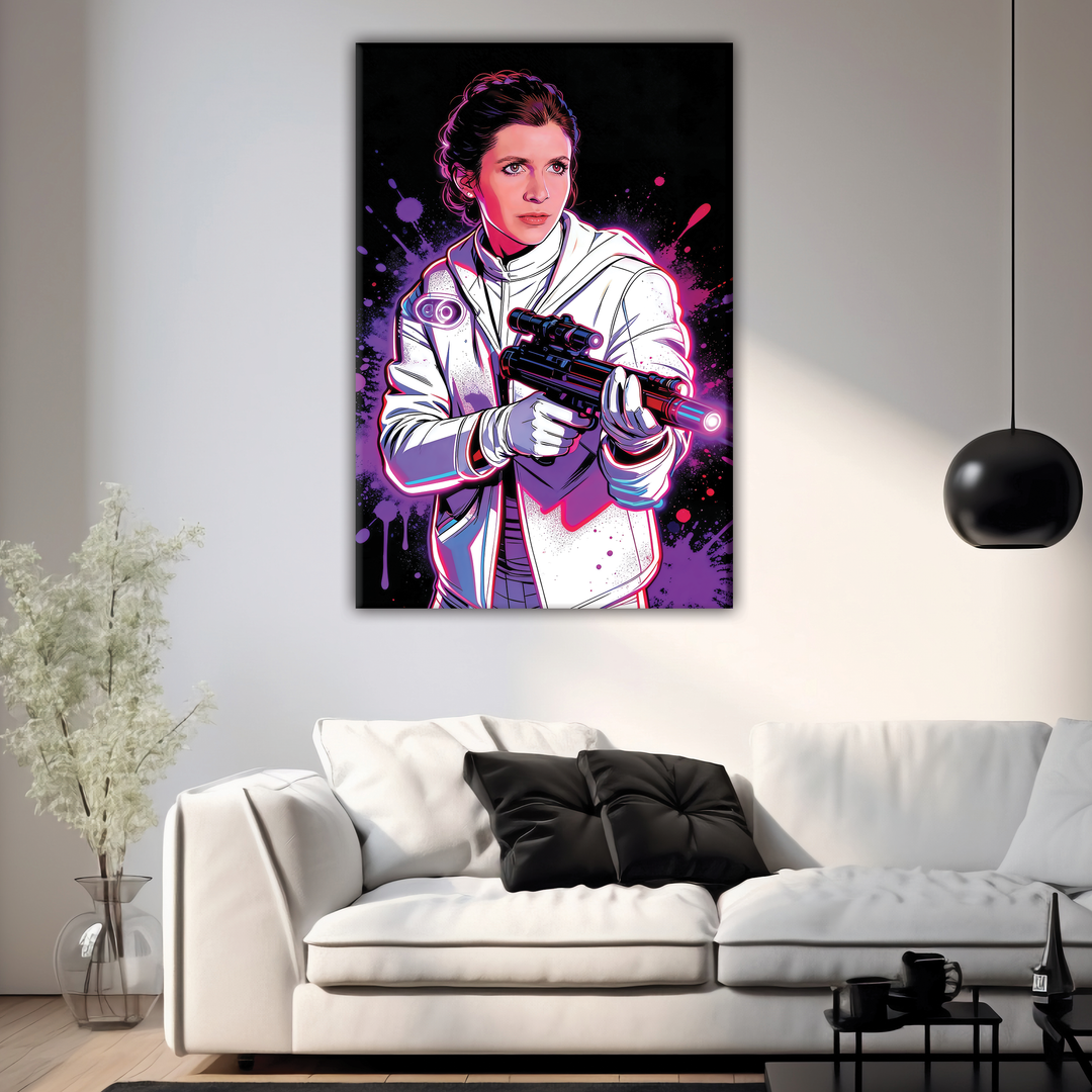 Star Wars (1977) — Carrie Fisher - POPART Canvas