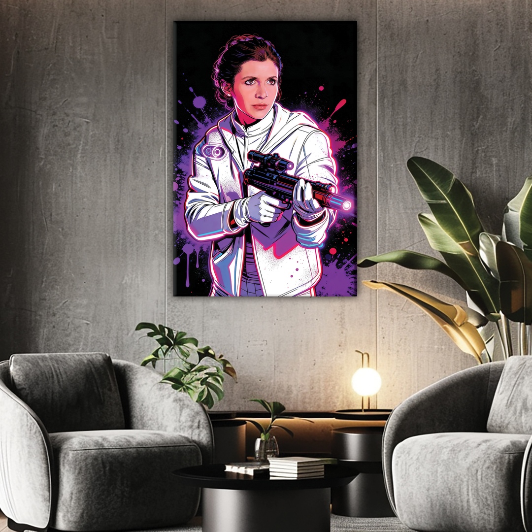 Star Wars (1977) — Carrie Fisher - POPART Canvas