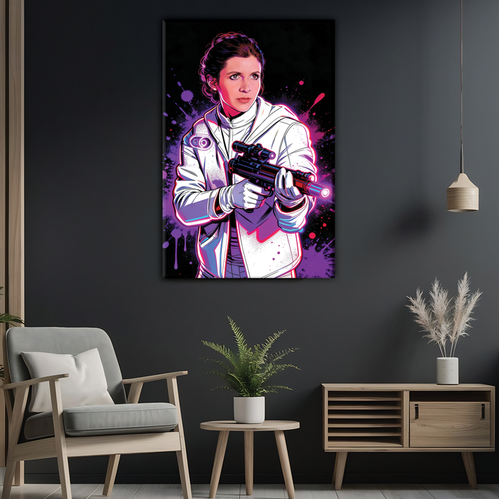 Star Wars (1977) — Carrie Fisher - POPART Canvas